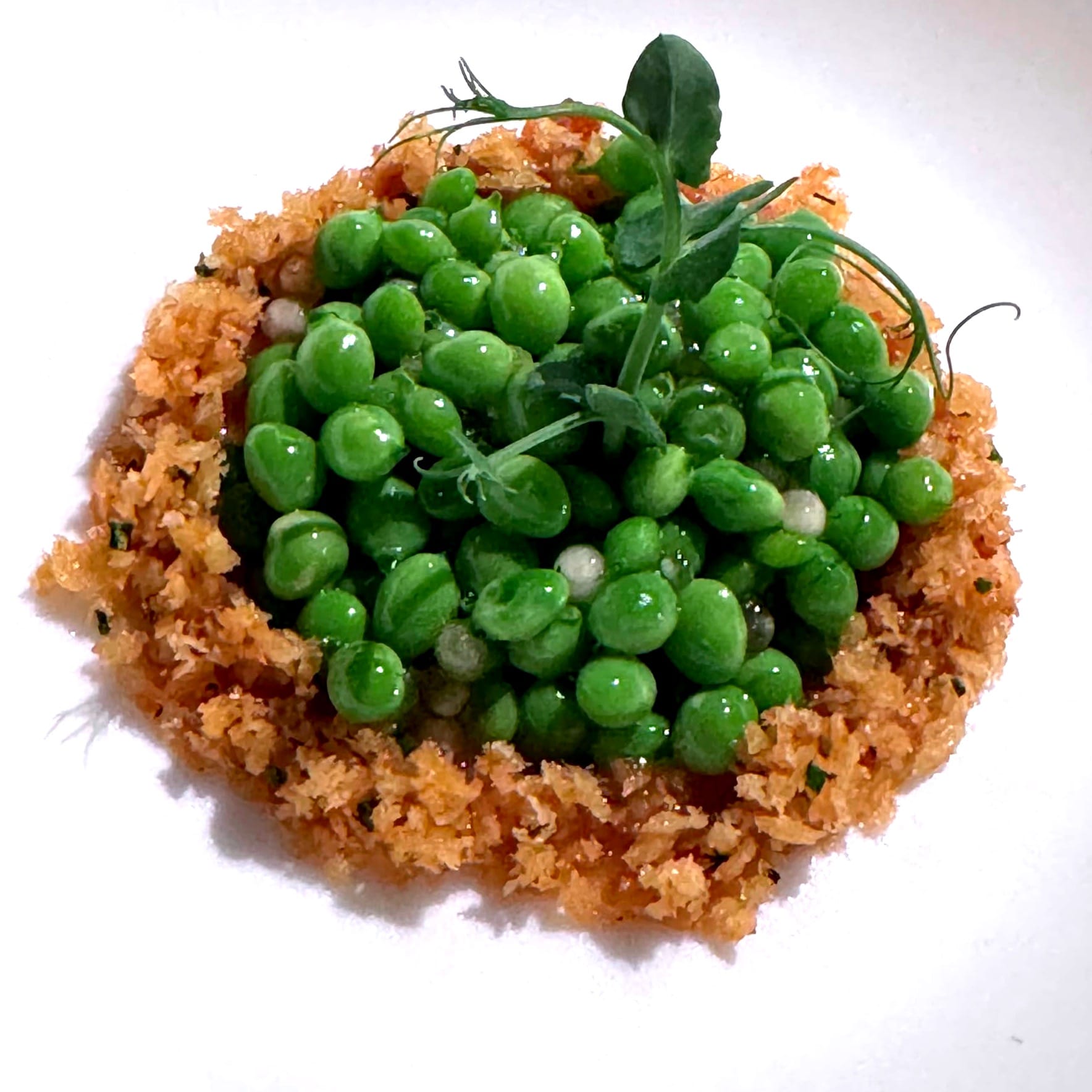 Maresme Peas at Hermanos Torres Barcelona
