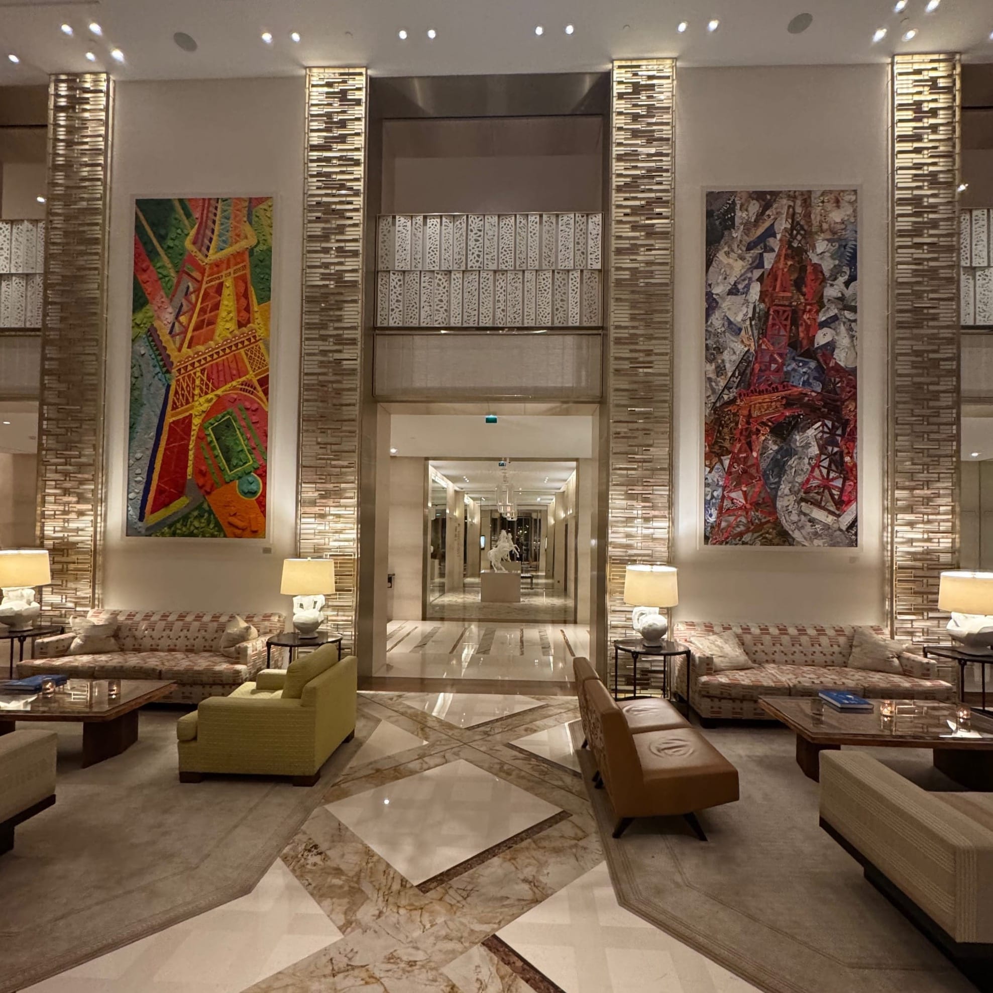 Lobby at Cheval Blanc Paris