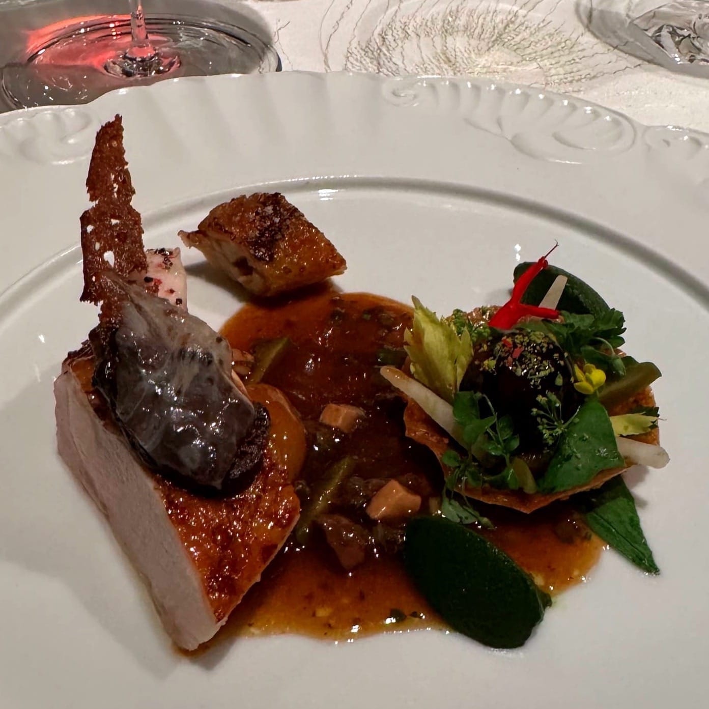 Poultry, giblets, herbettes - for Salmigondis “Astérion”, Plénitude, Cheval Blanc Paris — Arnaud Donckele