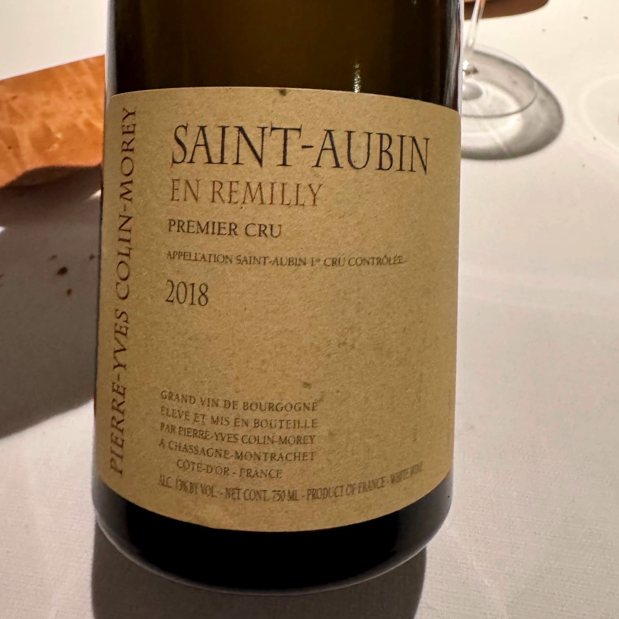 Pierre-Yves Colin-Morey’s Saint-Aubin En Remilly 2018