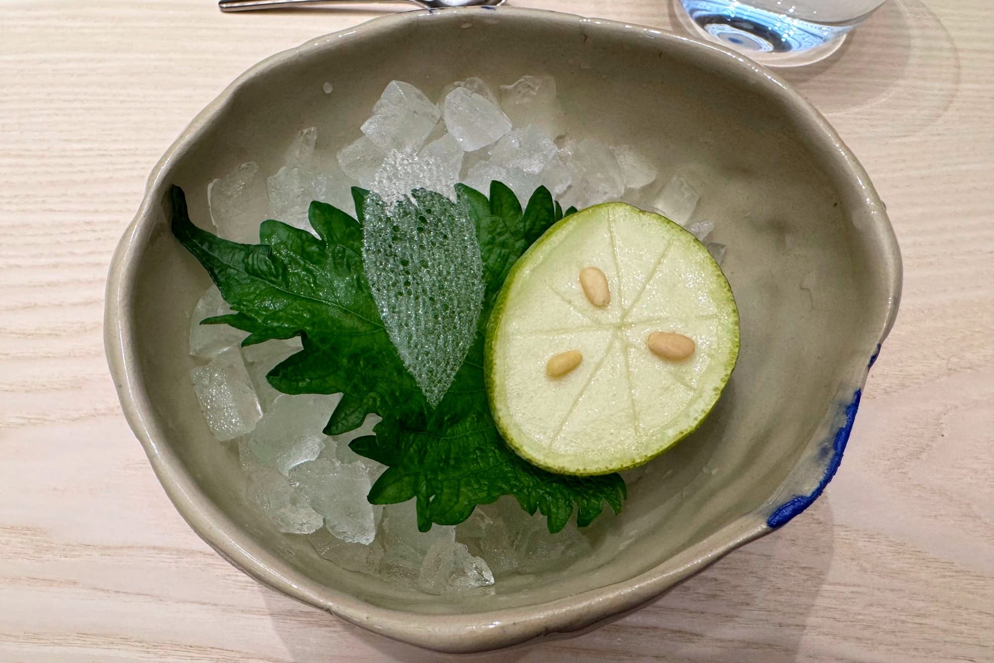 Lime Sorbet at Shiki Omakase Vienna